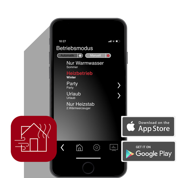 Smarte Bedienung mit der Dimplex Home App