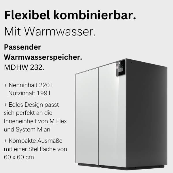 Warmwasserspeicher MDHW Dimplex für M Flex Cooling